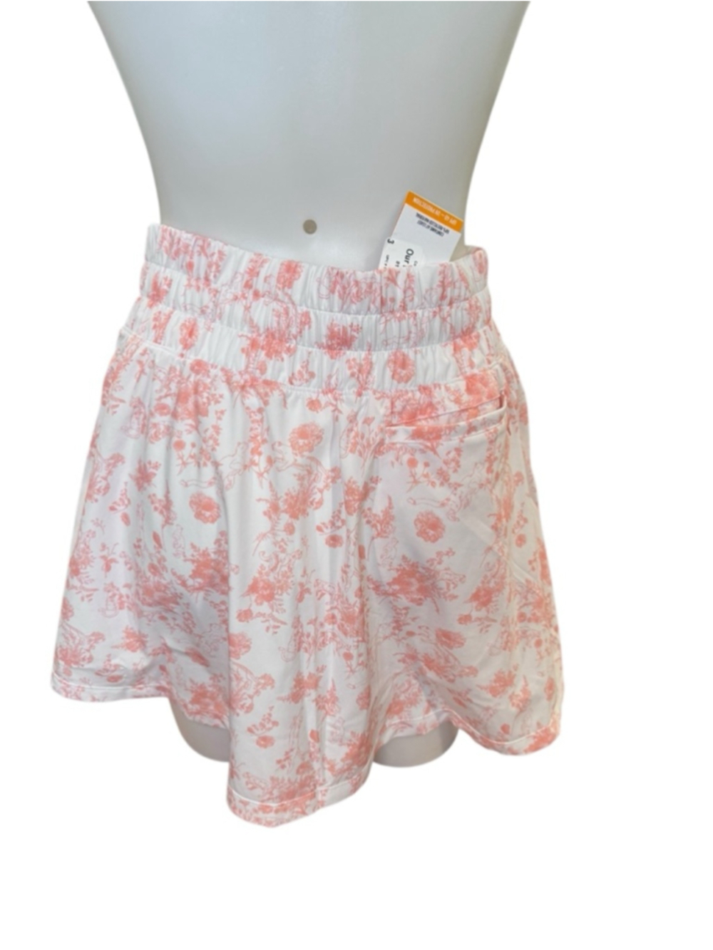 Women's PUMA Skirt Set M White Pink Toile Print - Picture 3 of 4